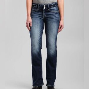 BKE Buckle Payton Universal Fit Mid Rise Distressed Denim Bootcut Jeans Size 31